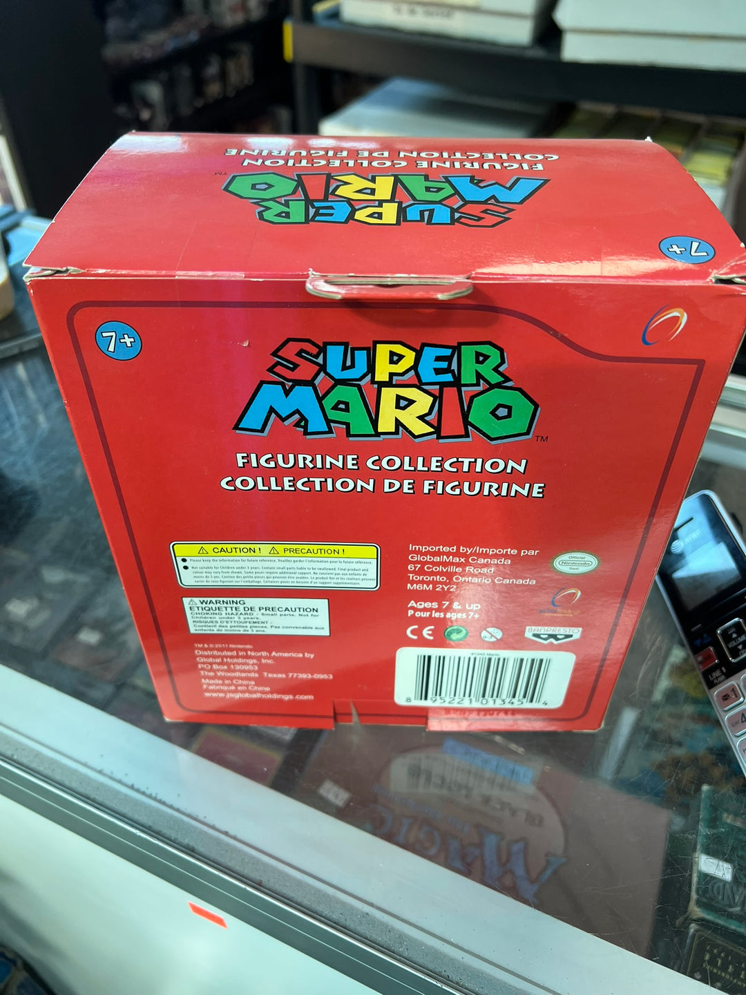 Banpresto Super Mario Figurine Collection - Mario 6" (New, Sealed)  NT81926