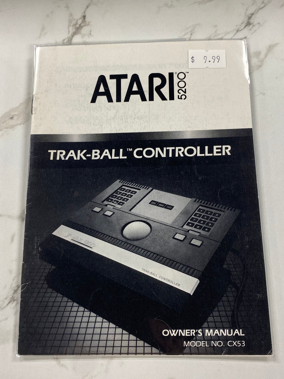Trak Ball Controller - Atari 5200 Manual Only MO62026
