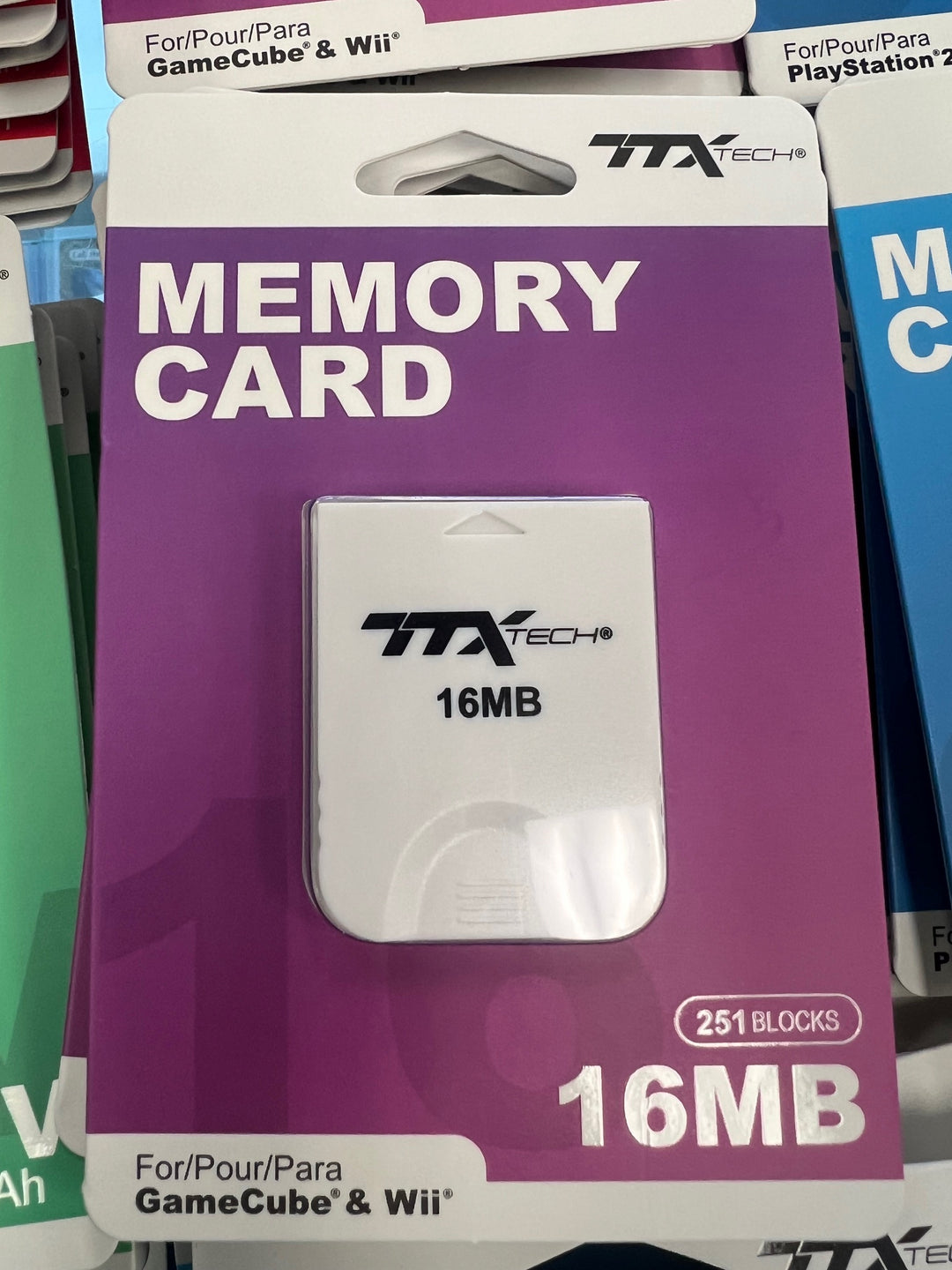 Gamecube Memory Card 16MB 251 Blocks TTX Tech NEW  NA42225