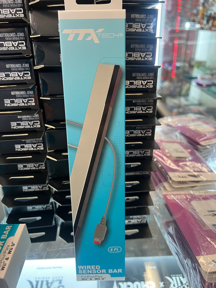 Wii Wired 8ft Sensor Bar - TTX Tech NEW  NA42225