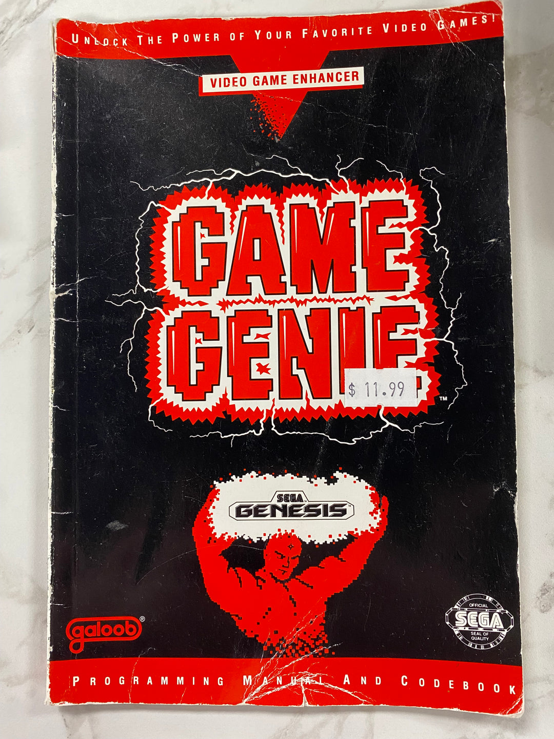 SEGA Genesis Game Genie Code Book - Strategy Guide ST62026