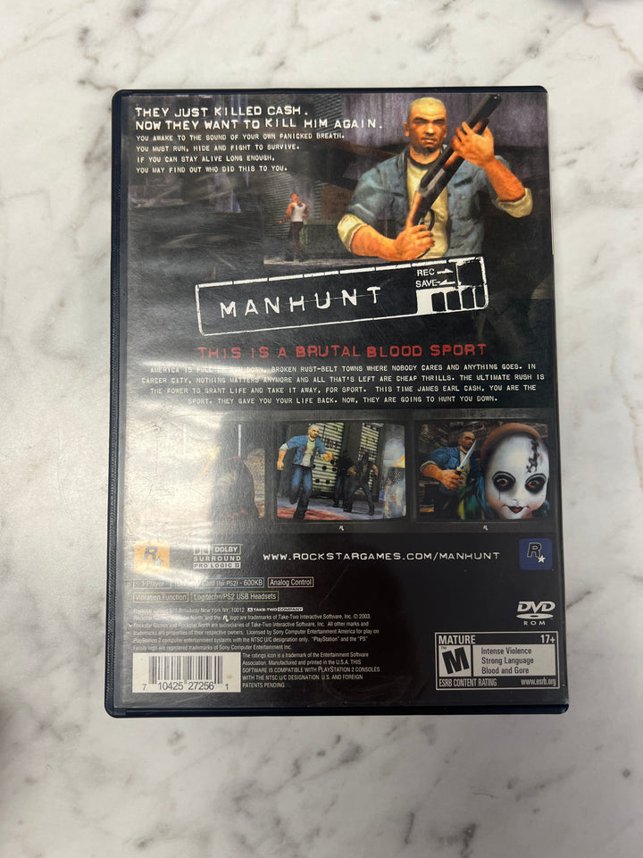 Manhunt PS2 Playstation 2 CASE ONLY CO92524