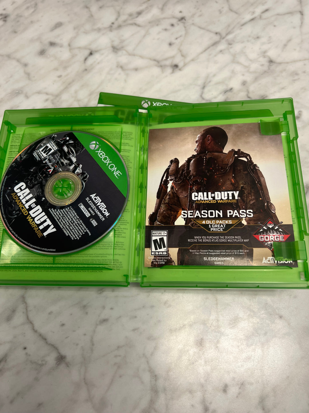 Call of Duty Advanced Warfare for Xbox One in case. Tested and Working.     DO61224