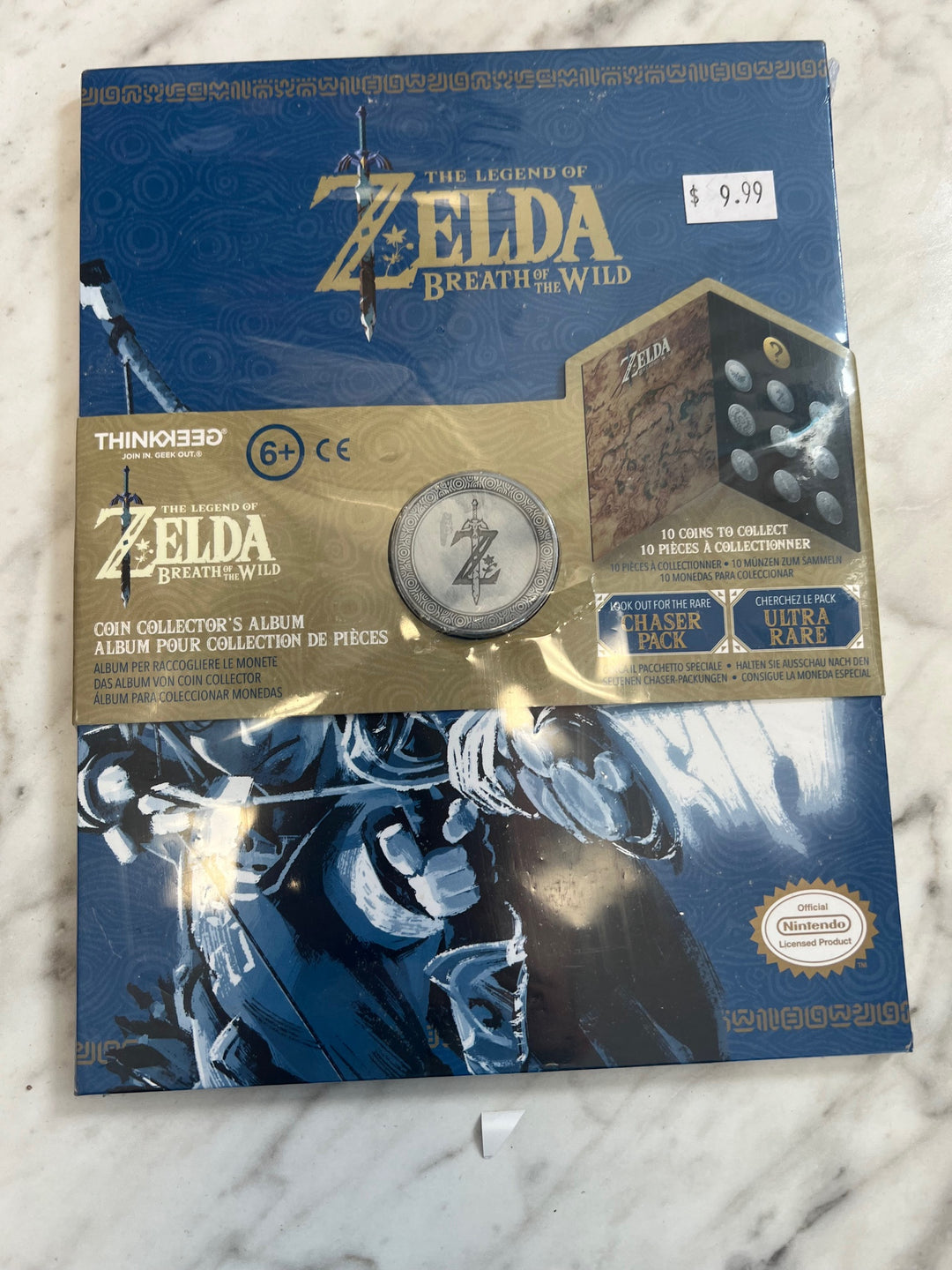 Nintendo Legend of Zelda Breath of the Wild - Coin Collector's Album New NT42225