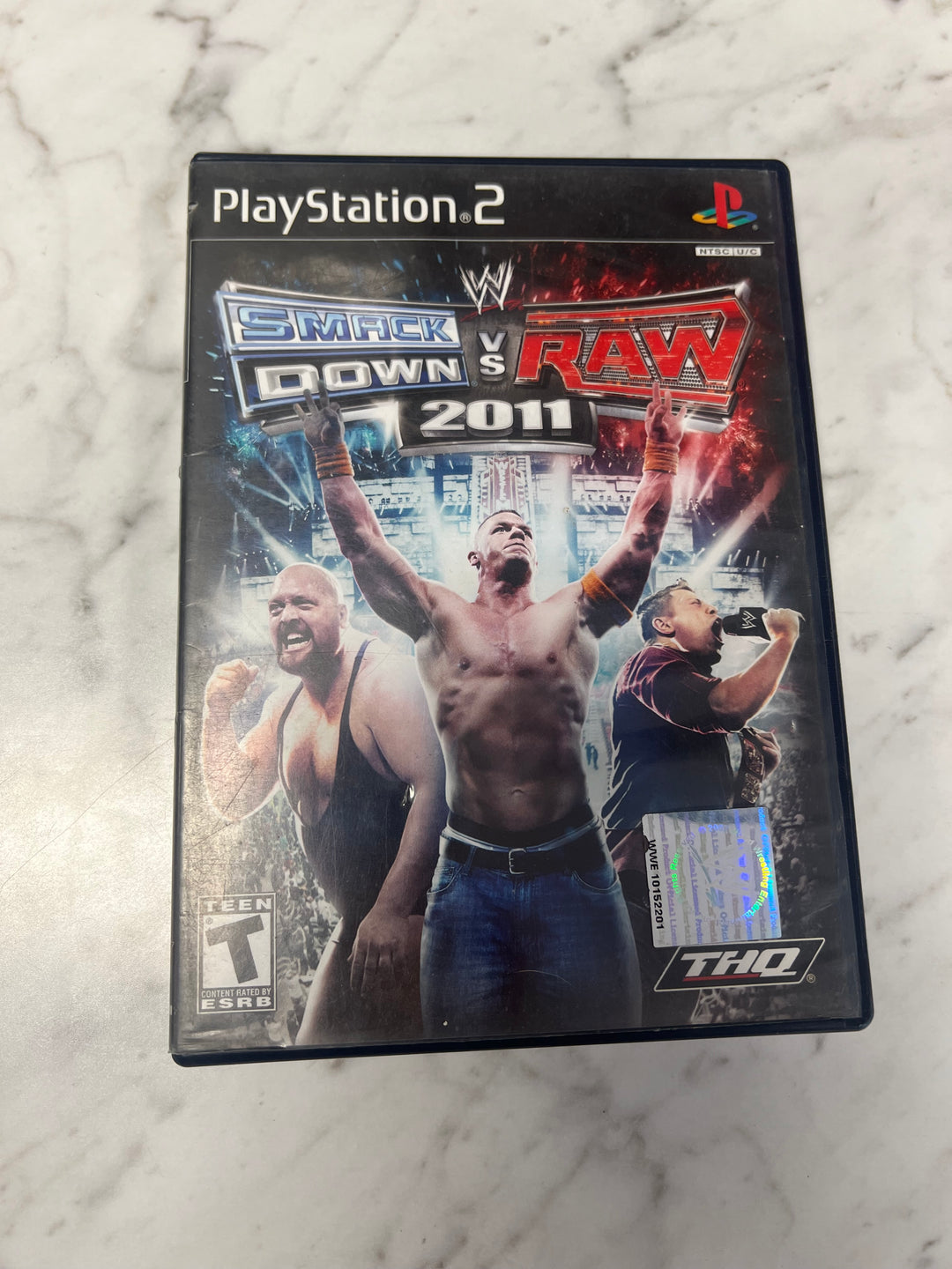 WWE Smackdown vs Raw 2011 PS2 Playstation 2 CASE ONLY CO92524