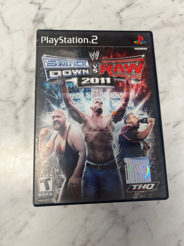 WWE Smackdown vs Raw 2011 PS2 Playstation 2 CASE ONLY CO92524