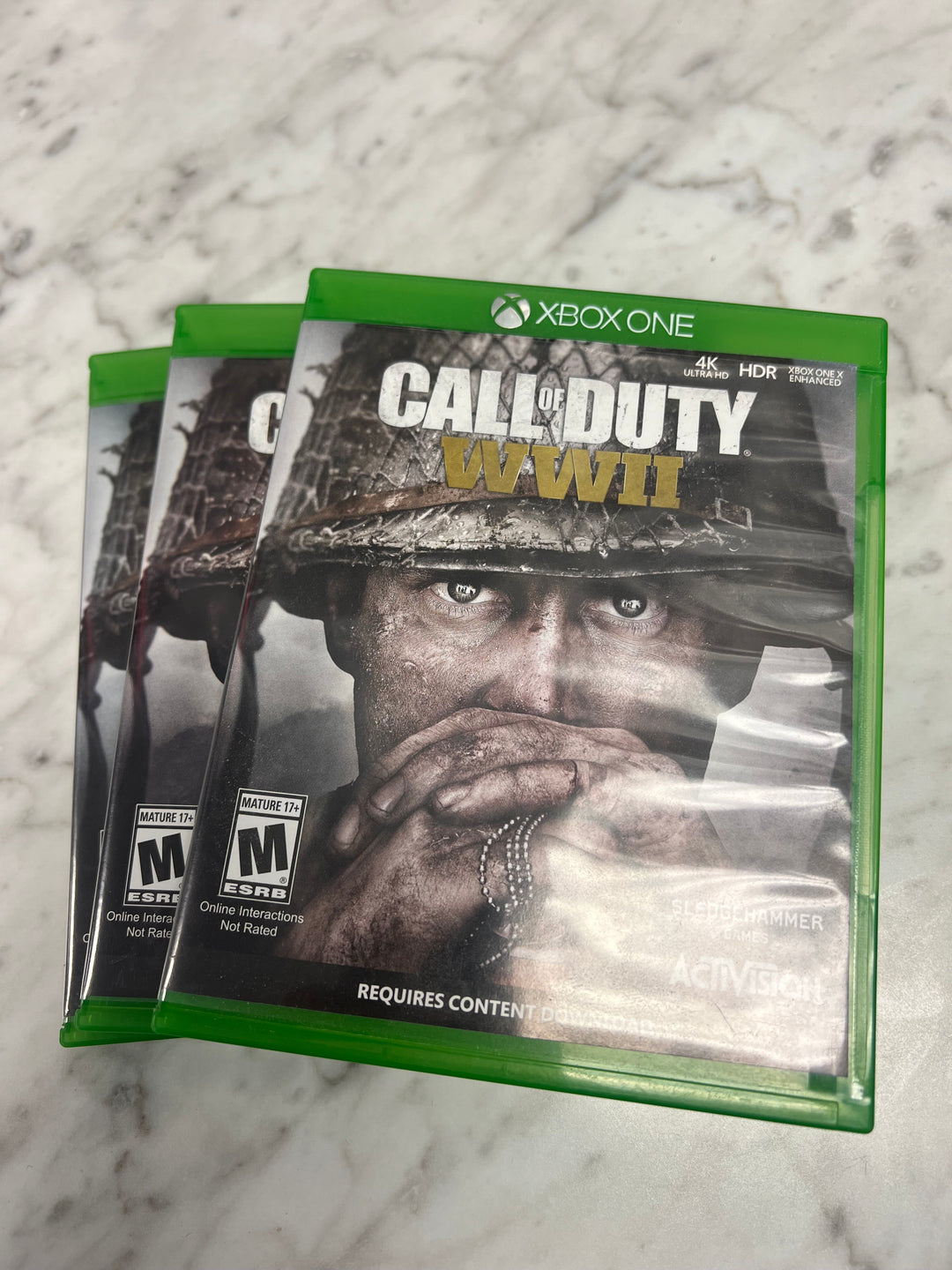 Call of Duty WWII World War II for Xbox One in case. Tested and Working.     DO61224