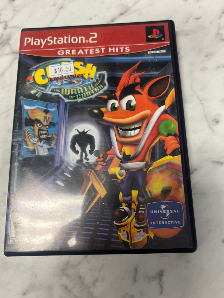 Crash Bandicoot Wrath of Cortex GH PS2 Playstation 2 Case and Manual ONLY CO92524