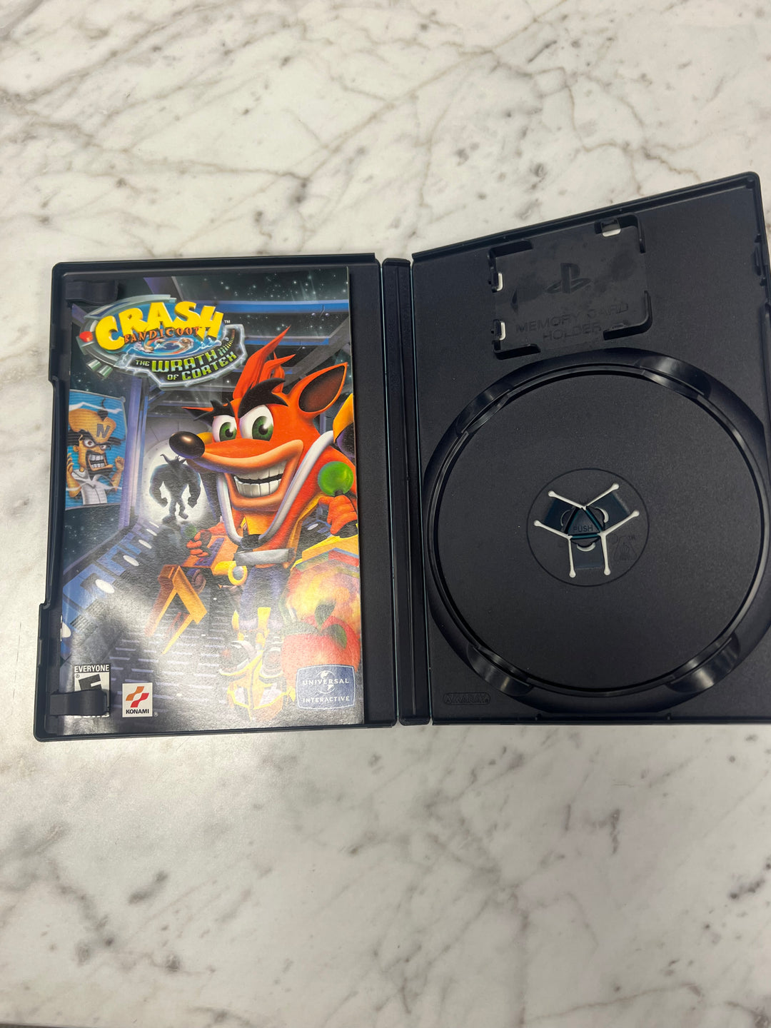 Crash Bandicoot Wrath of Cortex GH PS2 Playstation 2 Case and Manual ONLY CO92524