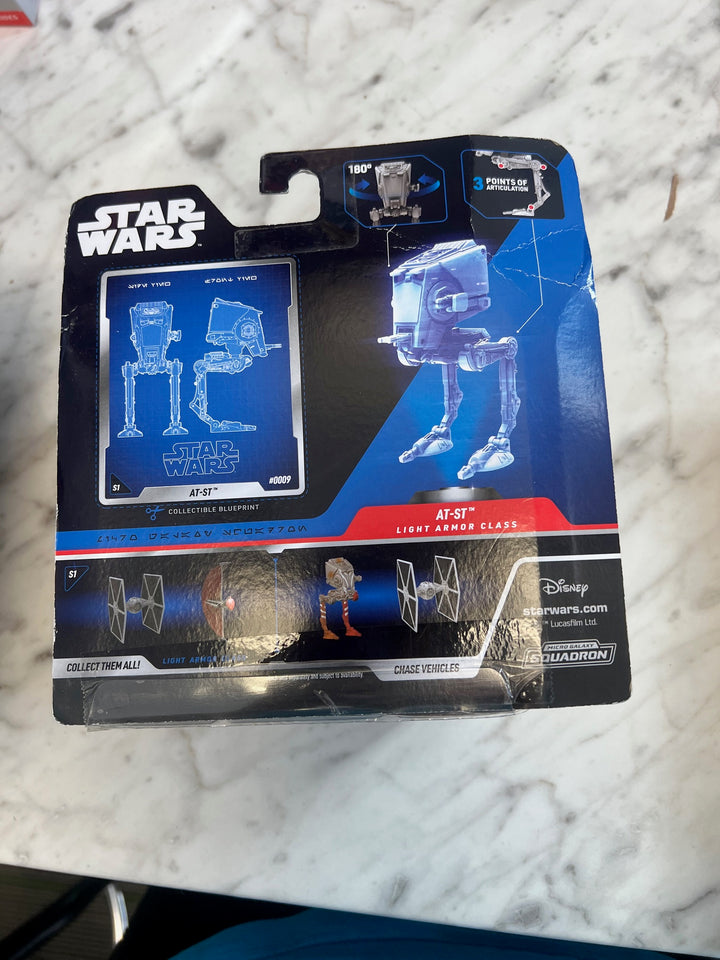 Star Wars Launch Edition Micro Galaxy Squadron AT-ST #0009 Jazwares NT42225