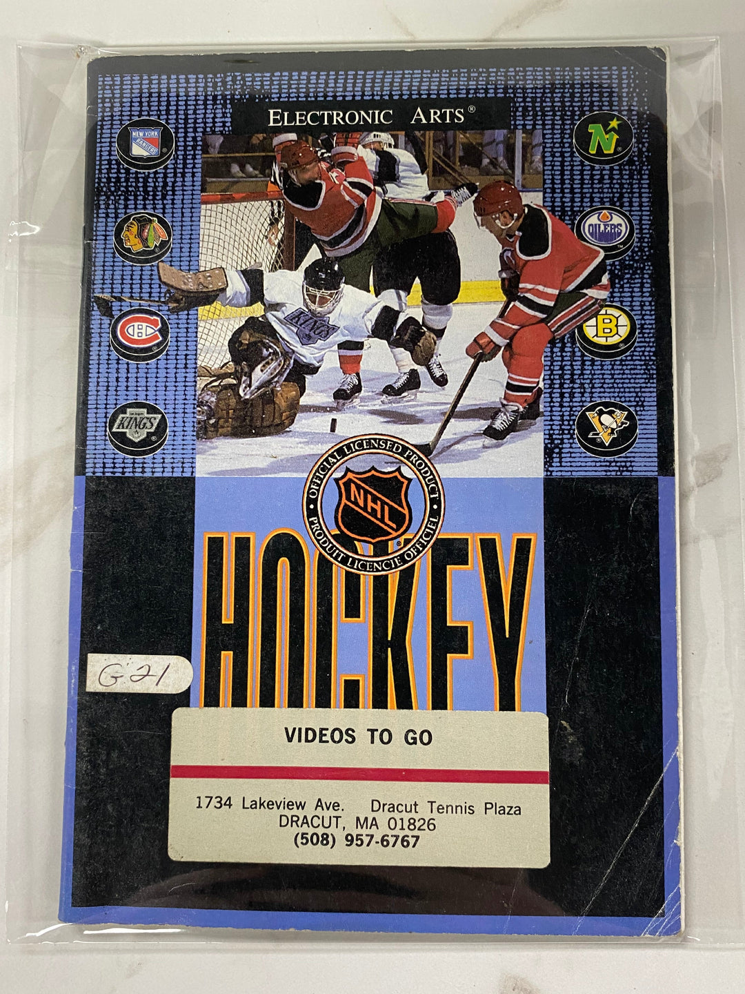 NHL Hockey  - Sega Genesis Manual ONLY MO61226