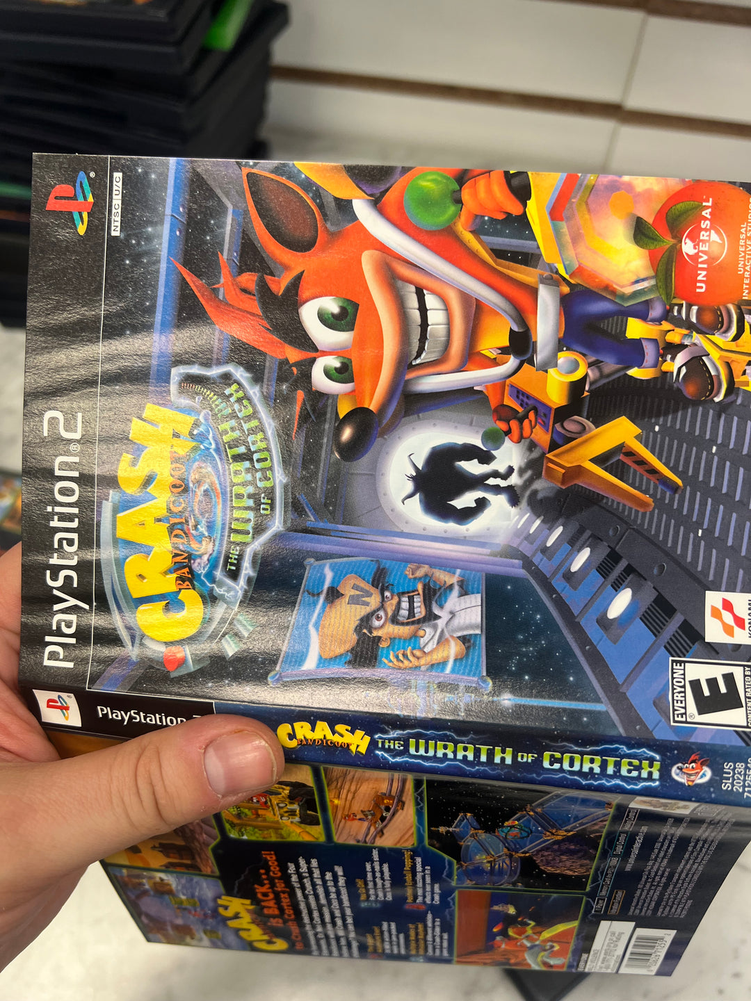 Crash Bandicoot Wrath of Cortex PS2 Playstation Case and Manual