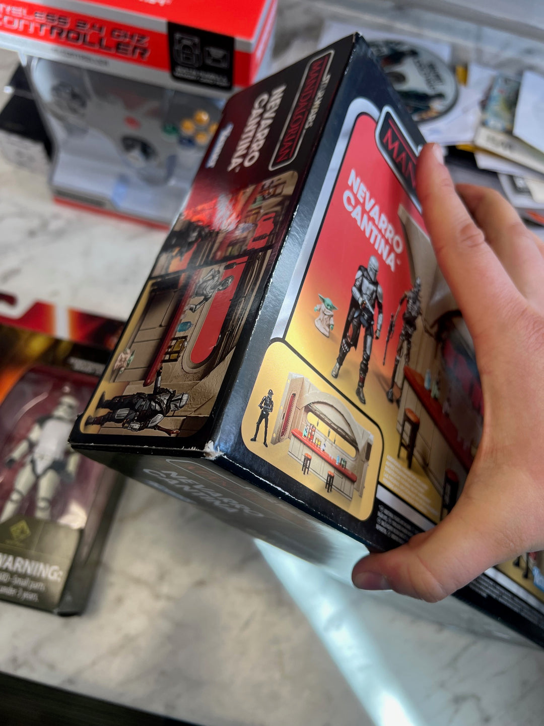 Star Wars The Vintage Collection Navarro Cantina Playset W/ Death Trooper Figure NEW NT42225