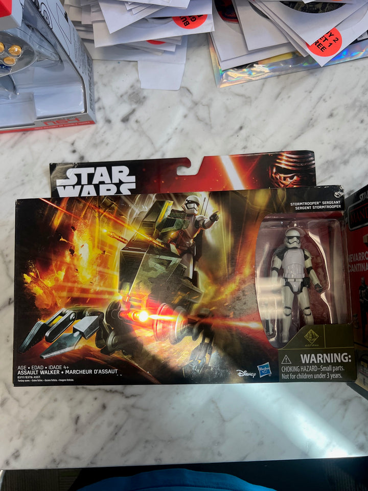 Star Wars Force Awakens Assault Walker Stormtrooper Sergeant Hasbro 2015 NEW NT42225