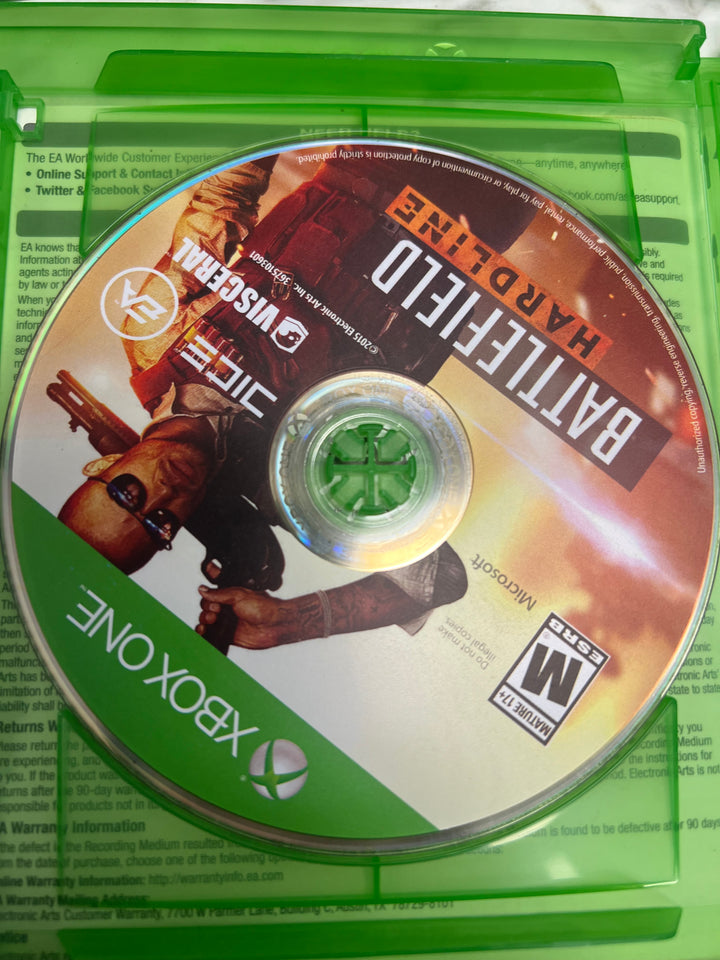 Battlefield Hardline for Xbox One in case. Tested and Working.     UD91624