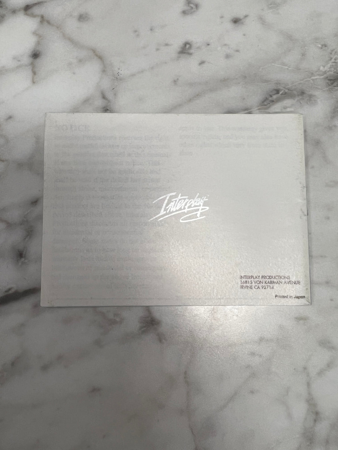 4-in-1 Funpak for Gameboy Volume II MANUAL ONLY CO123024