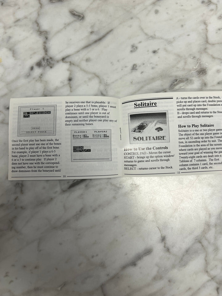 4-in-1 Funpak for Gameboy Volume II MANUAL ONLY CO123024