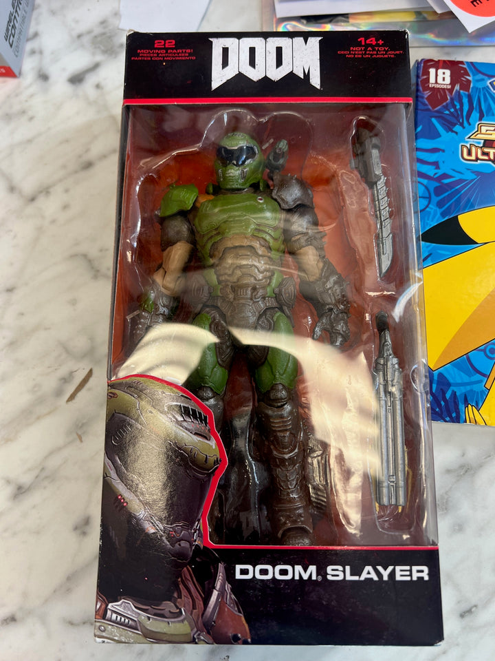 McFarlane Toys 7" Doom Slayer Action Figure Open Box Complete UT42225