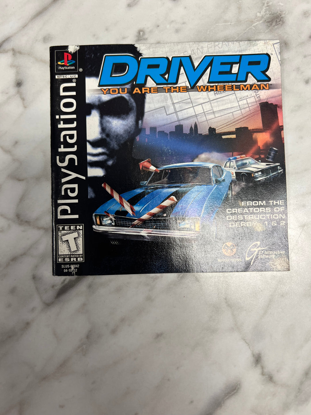 Driver You Are the Wheelman for PS1 Playstation MANUAL ONLY