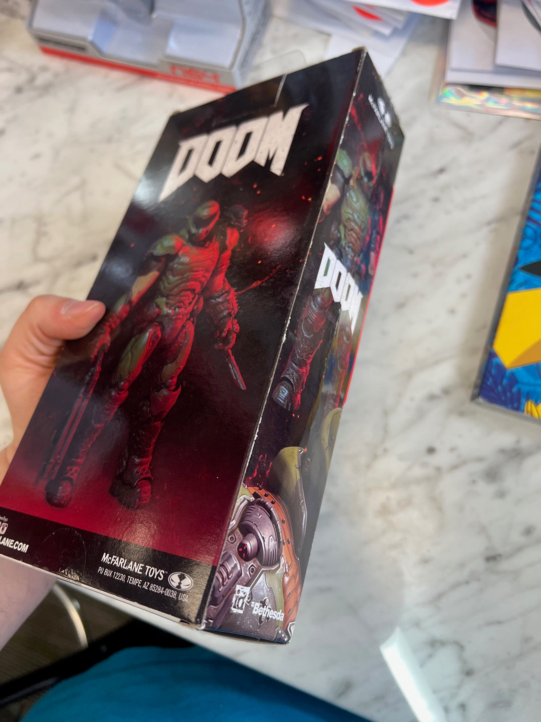 McFarlane Toys 7" Doom Slayer Action Figure Open Box Complete UT42225