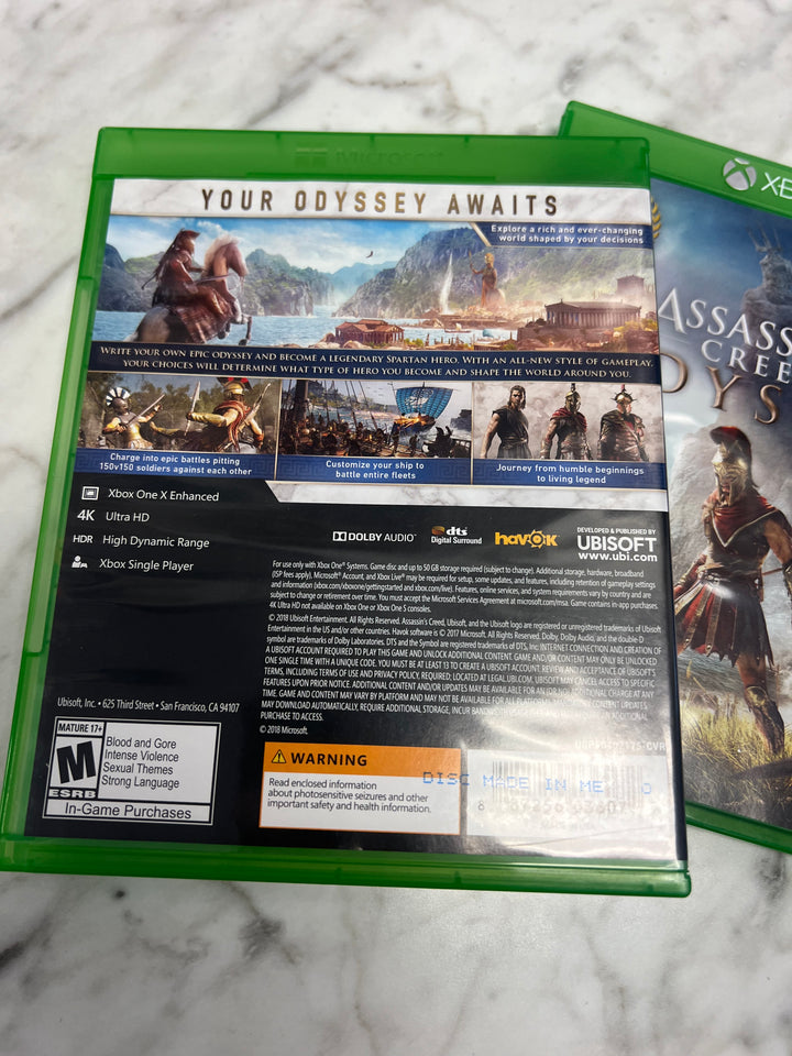 Assassin's Creed Odyssey for Xbox One in case. Tested and Working.     UD91324