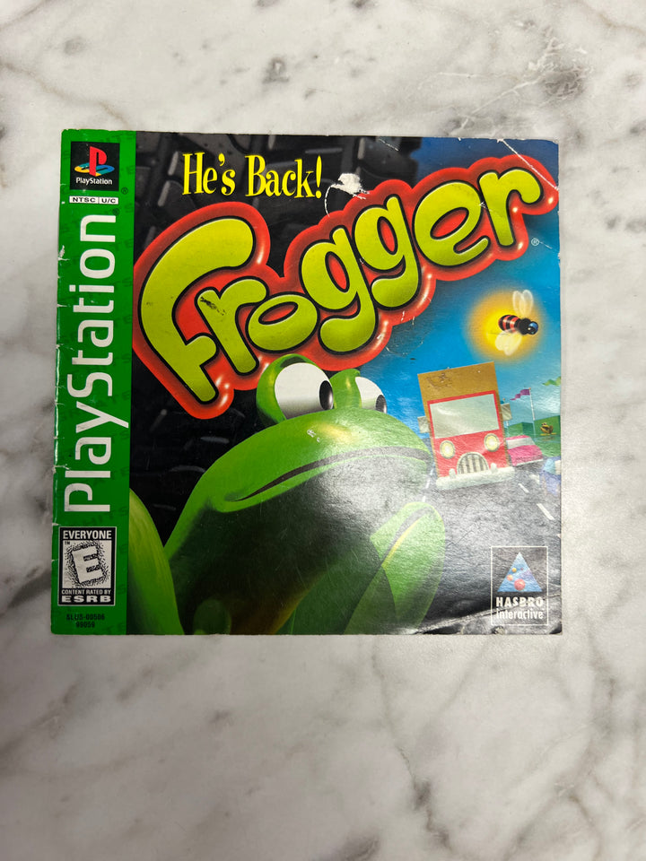 Psone Frogger Frogger for PS1 Playstation MANUAL ONLY CO123024 – Core Gaming