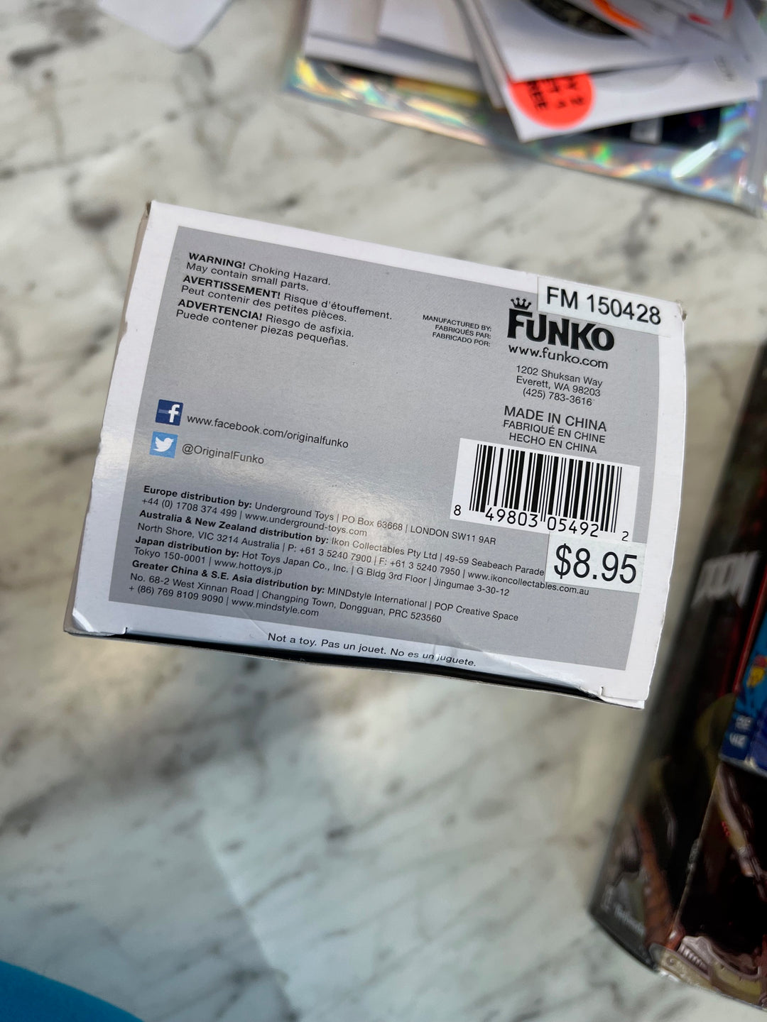 Funko POP! Movies Ricky Bobby Vinyl Figure #183 Talladega Nights Rough Box UT42225