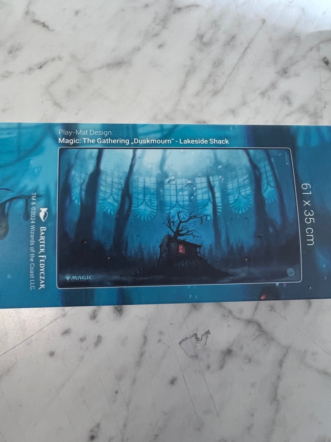 Official Magic The Gathering Duskmourn House of Horror Playmat Lakeside Shack CA10925