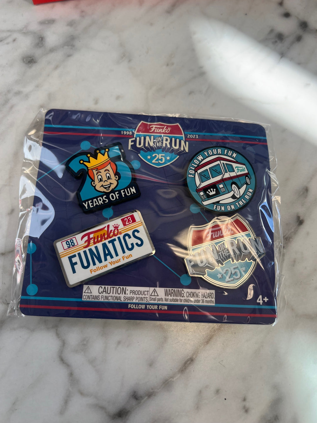 Funko Pop 25th Anniversary Fun on the Run Box (Missing Soda) UT42225