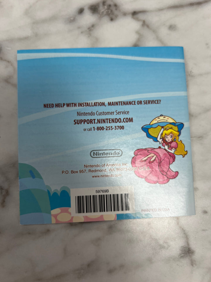 Super Princess Peach for Nintendo DS MANUAL ONLY CO123024