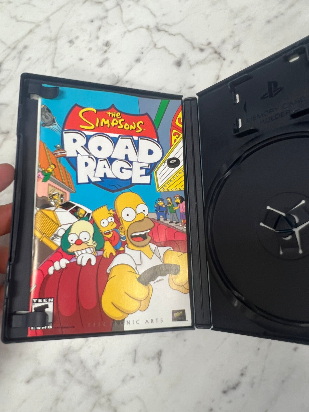 The Simpsons Road Rage PS2 Playstation 2 Case and Manual ONLY CO92524