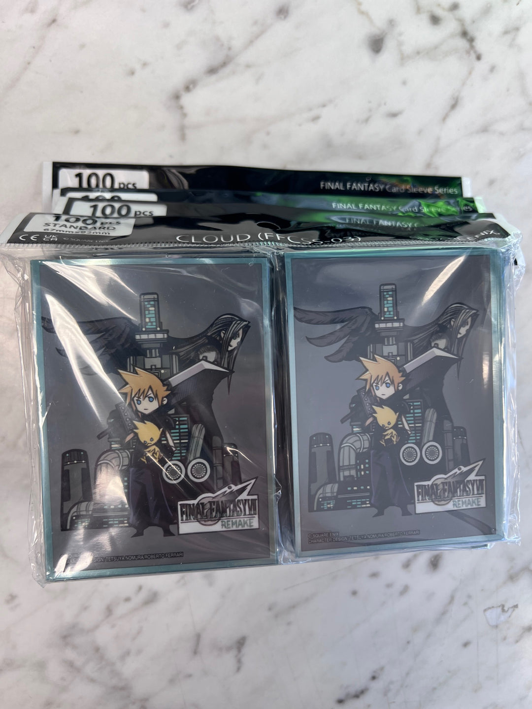 Official Square Enix Final Fantasy Card Sleeves - Cloud & Sephiroth (100 Pack) CA10925