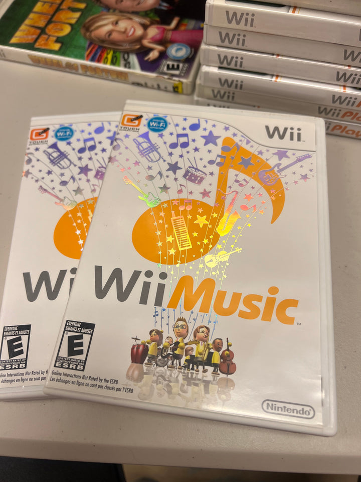 Wii Music for Nintendo Wii in box!                                                         WII522