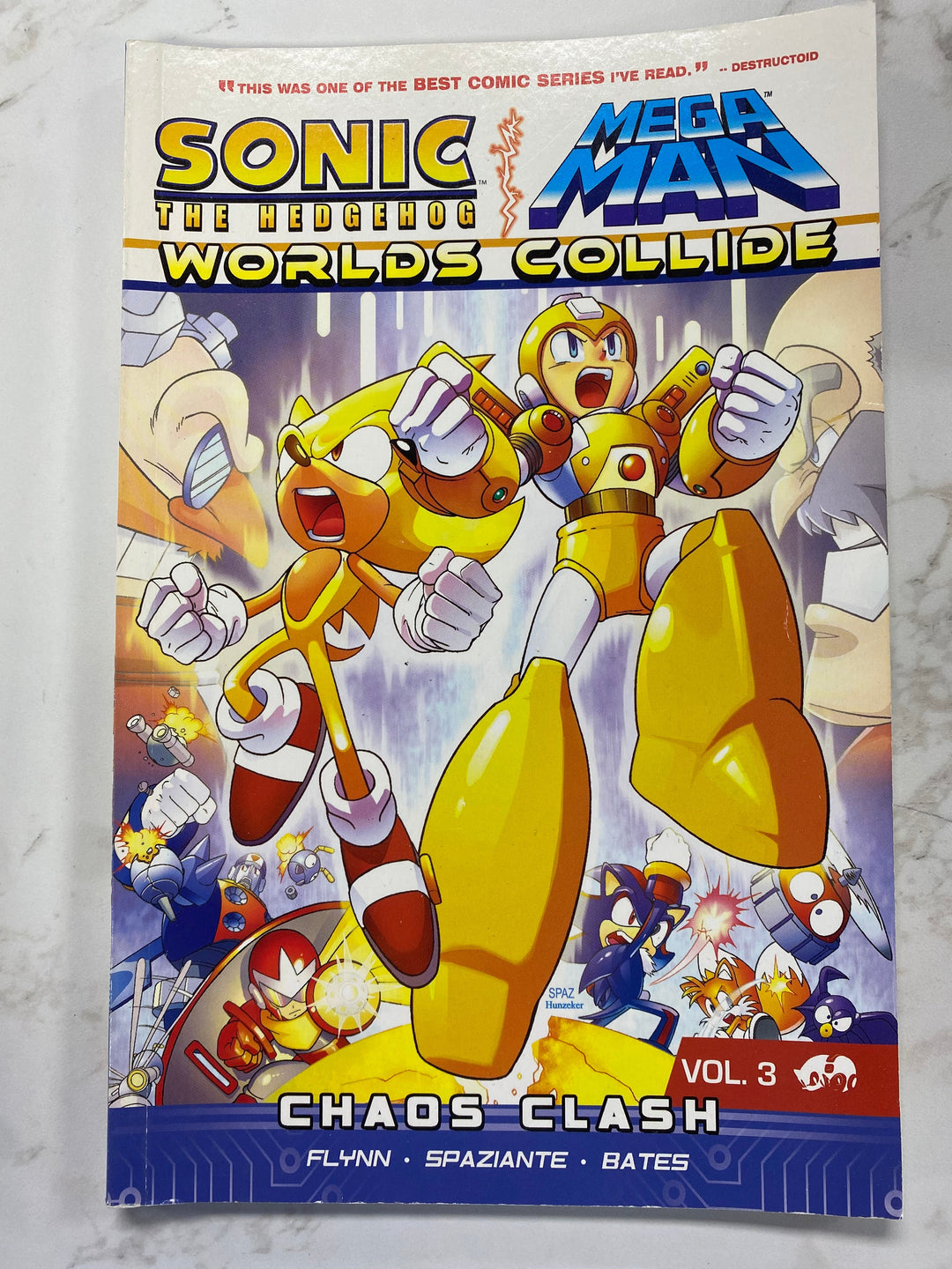 Sonic / Mega Man: Worlds Collide Chaos Clash Volume 3 Let the Games Begin UG62426
