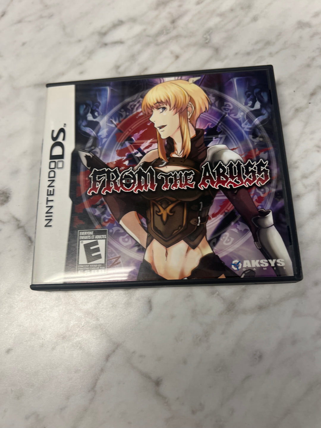 From the Abyss for Nintendo DS Case and Manual ONLY CO92524