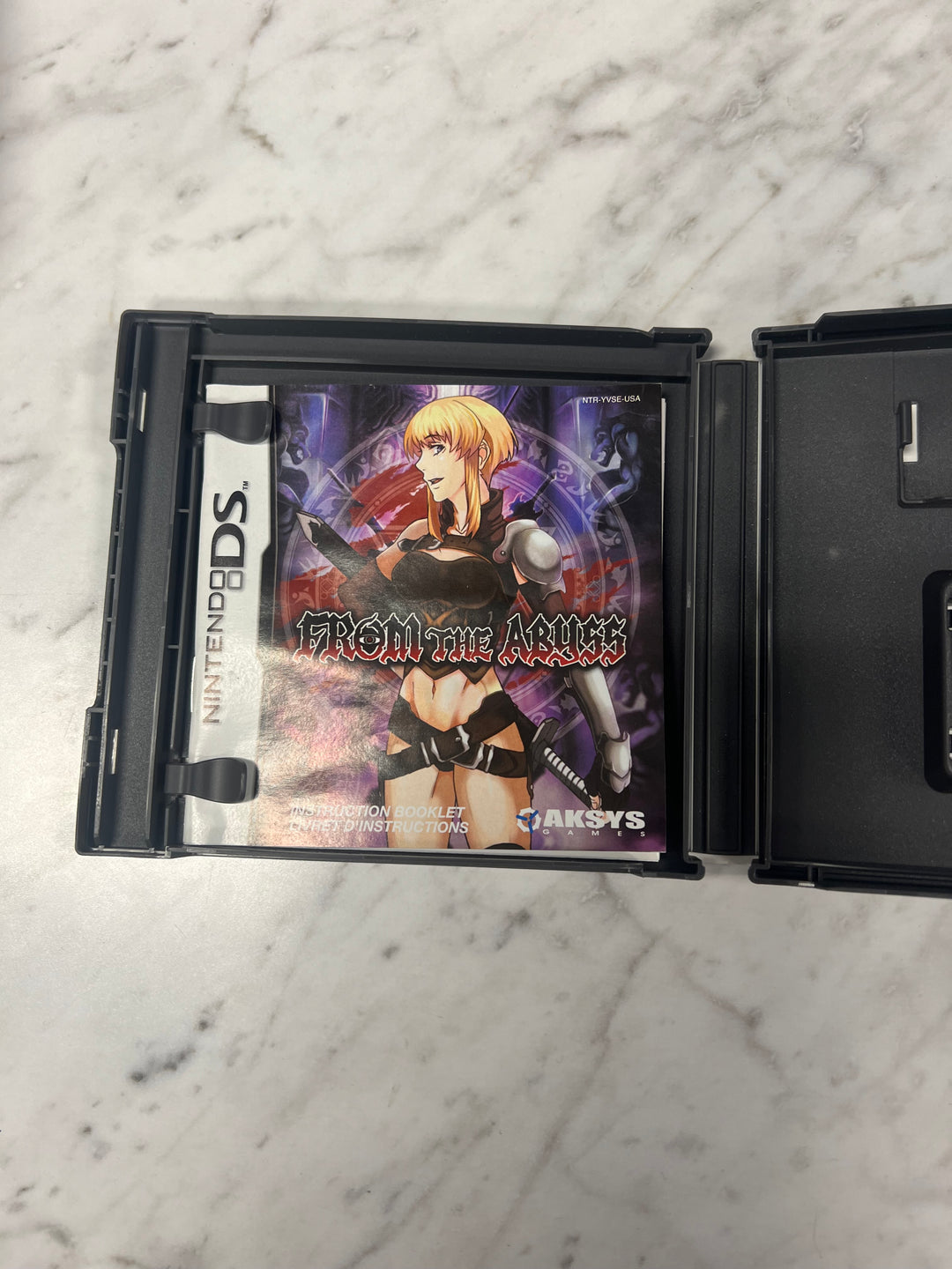 From the Abyss for Nintendo DS Case and Manual ONLY CO92524