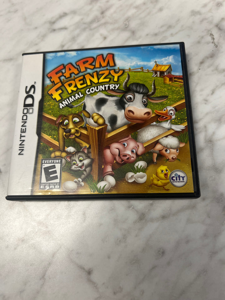 Farm Frenzy Animal Country for Nintendo DS Case and Manual ONLY CO92524