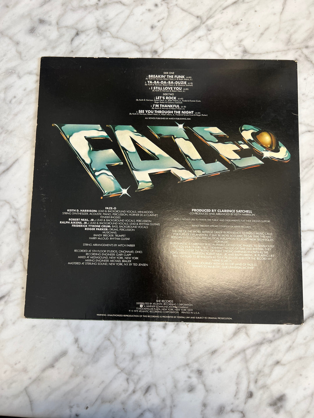 Faze-O - Breakin’ The Funk - Vinyl Record DR71124