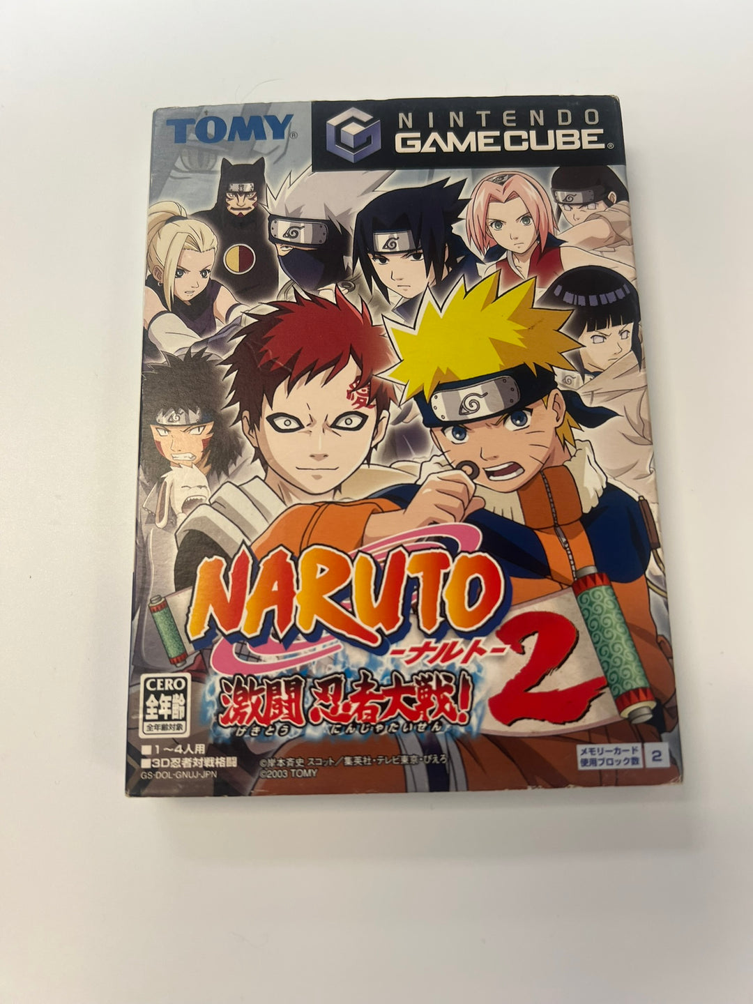 JAPANESE IMPORT Naruto: Gekito Ninja Taisen 2 JP Gamecube  DI82026
