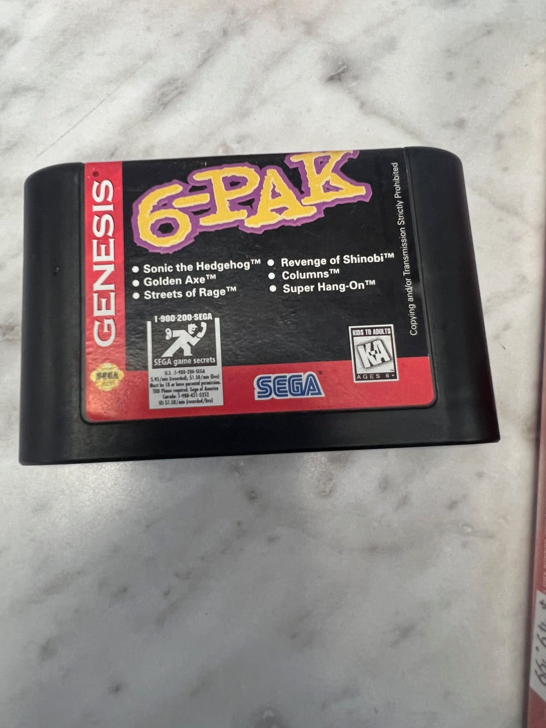 Genesis 6-Pak - Sega Genesis G71725