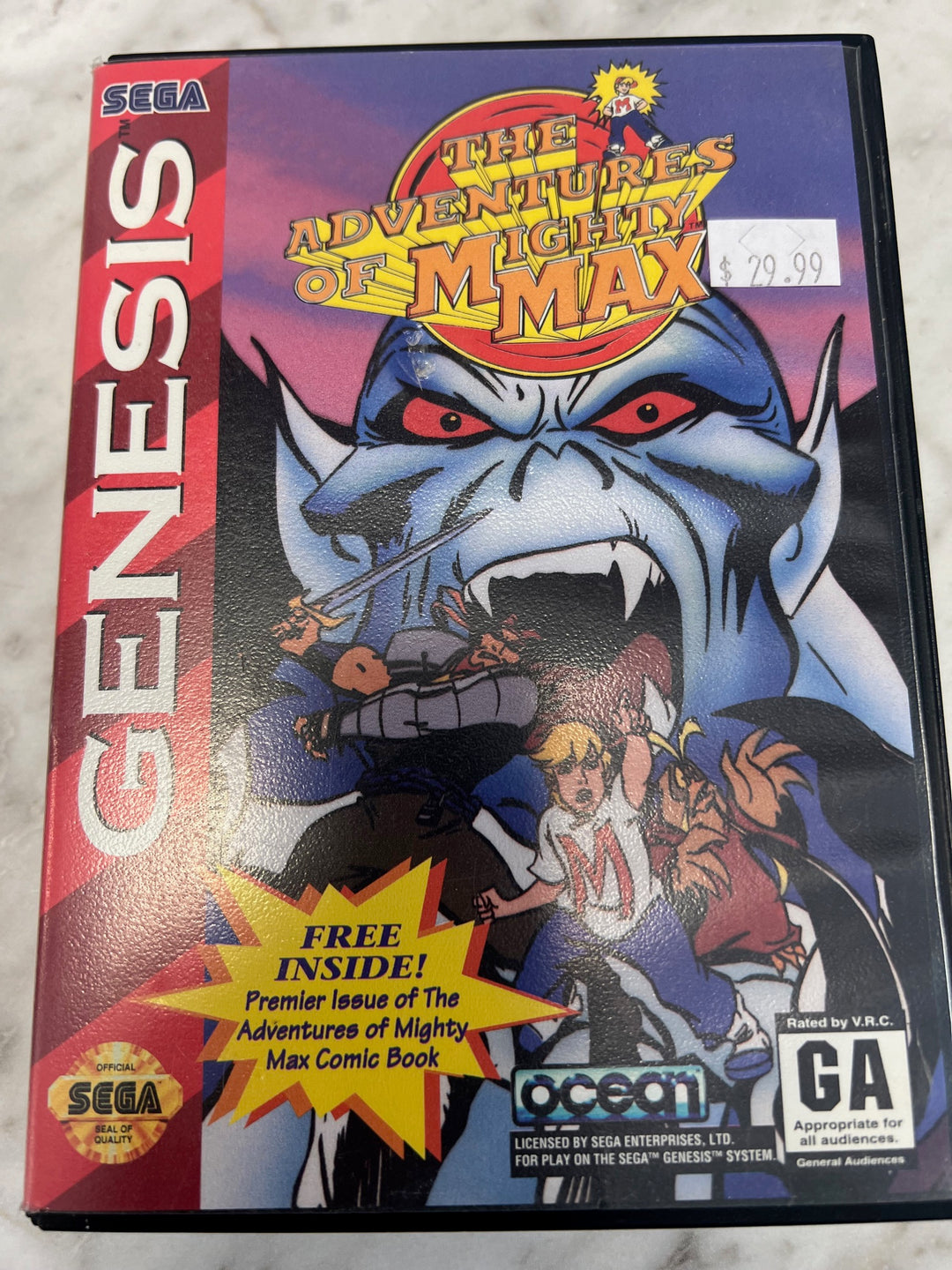 Adventures of Mighty Max - Sega Genesis G71725