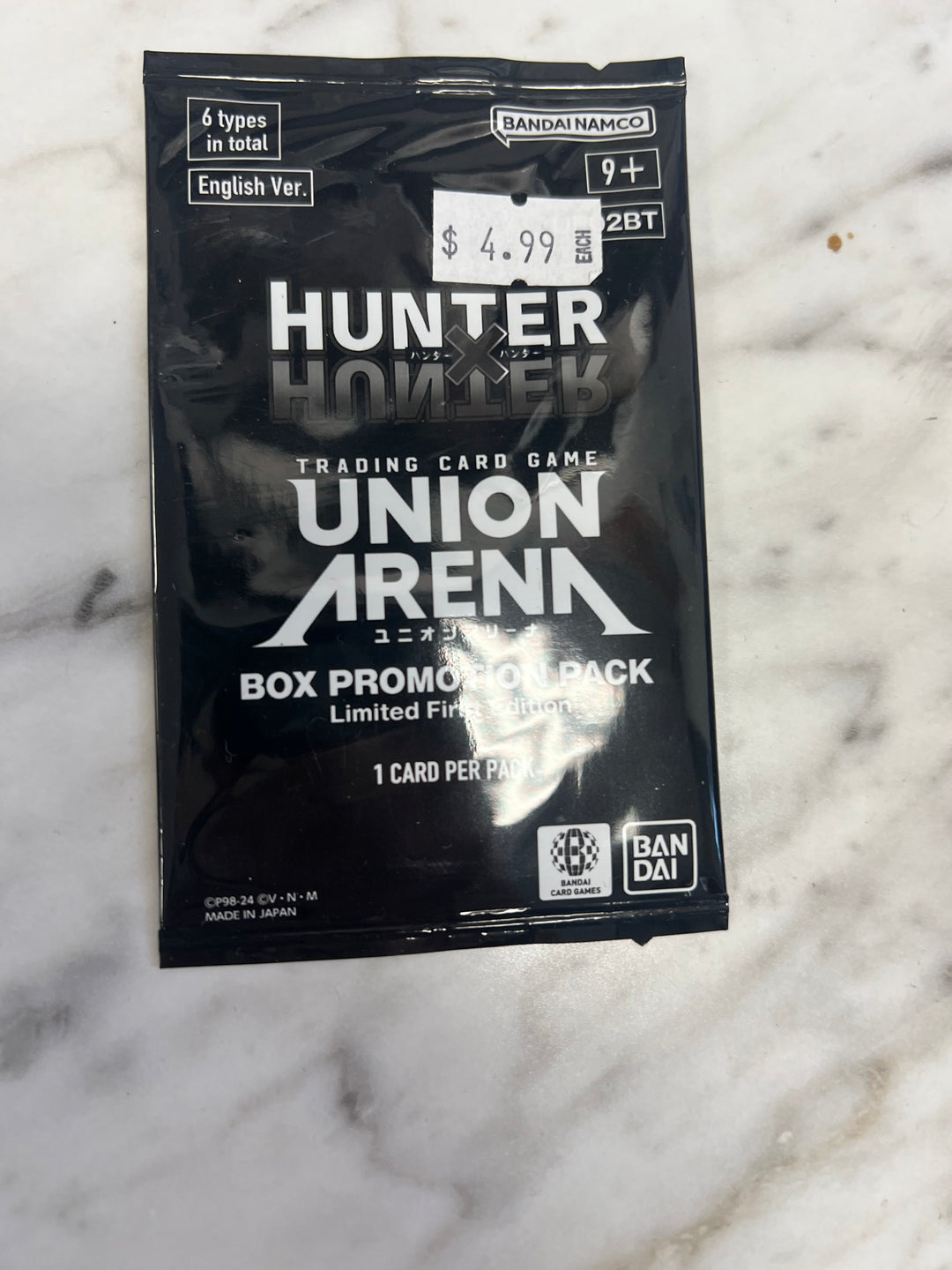 Hunter X Hunter TCG Union Arena Box Promotion Pack First Edition   TC123024