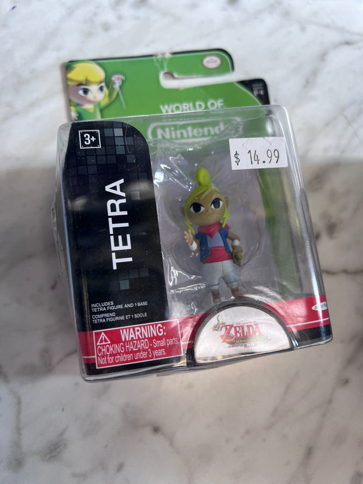 World Of Nintendo Tetra Figure Crushed Box New Legend of Zelda Wind Waker NT21626