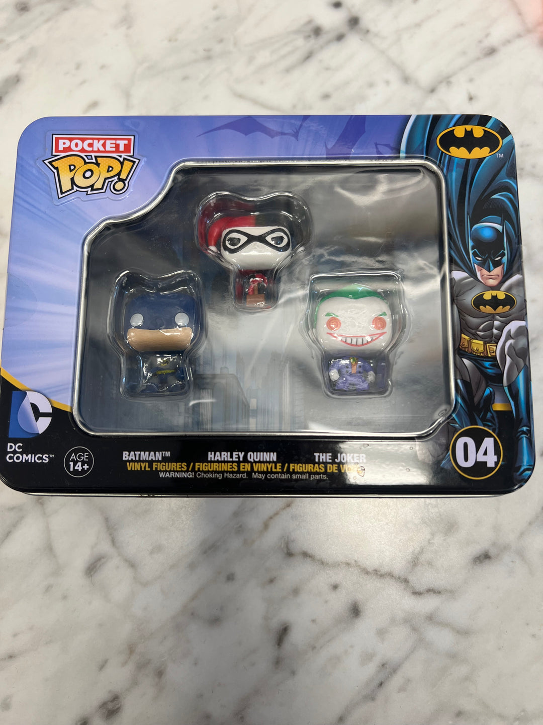 Funko Pocket Pop! DC Comics Set of 3-Batman, Harley Quinn, The Joker. New   TO123024