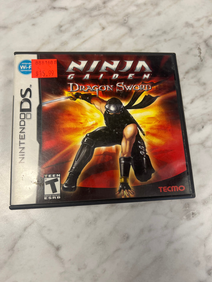 Ninja Gaiden Dragon Sword for Nintendo DS Case and Manual ONLY CO92524