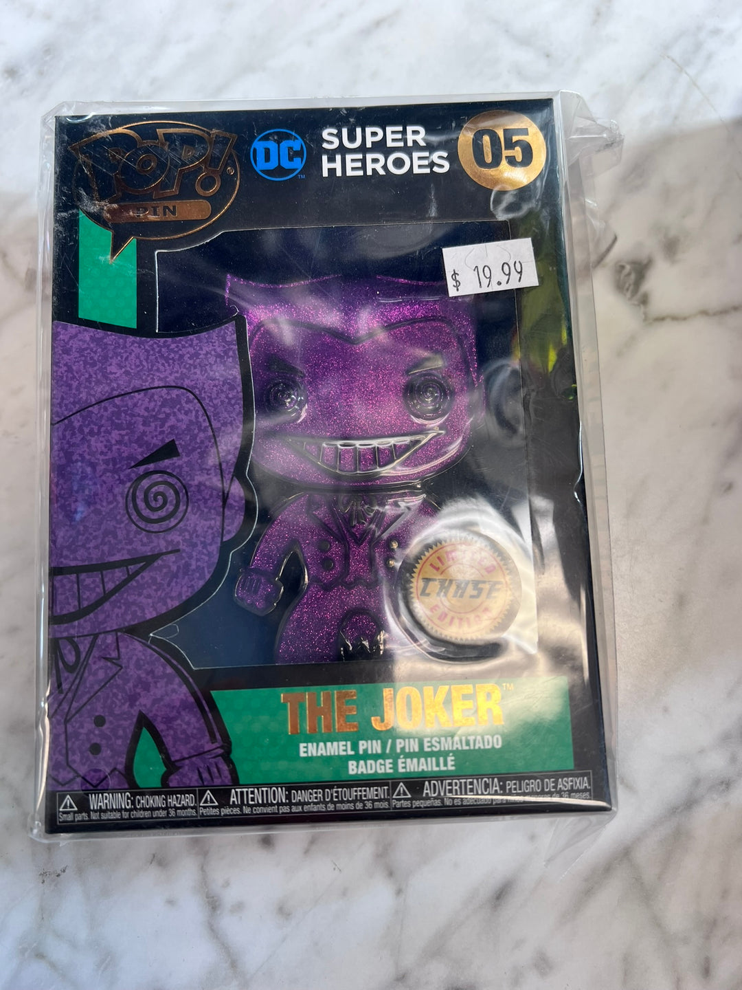 Funko Pop! Pin The Joker (Chase) #05 DC Super Heroes NT21626