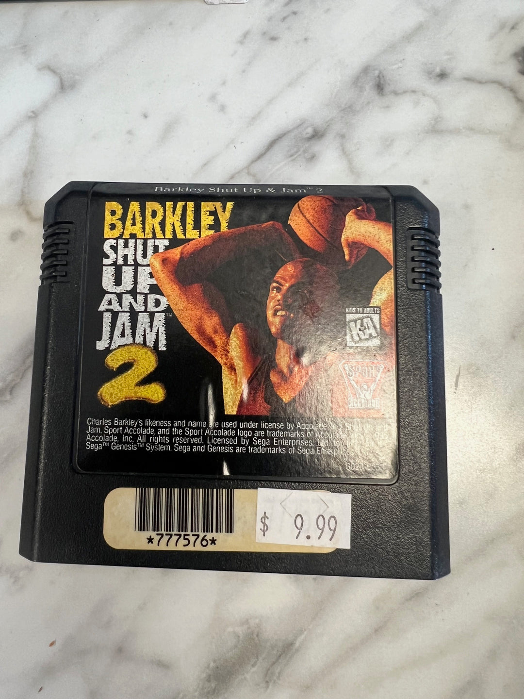 Barkley Shut Up and Jam 2 - Sega Genesis G71725