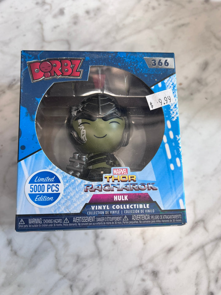 Dorbz Thor Ragnarok Hulk #366 Vinyl Collectible Figure NT21626