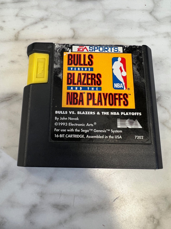 Bulls Vs Blazers and The NBA Playoffs - Sega Genesis G71725