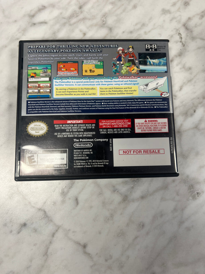 Pokemon Soulsilver Version for Nintendo DS Case and Manual ONLY CO92524
